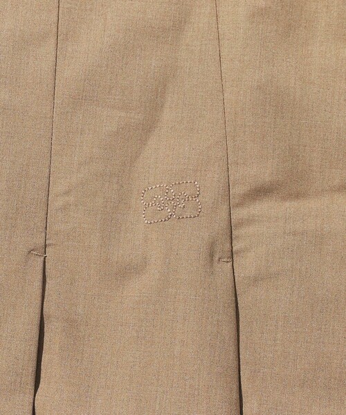 GANNI（ガニー）の「GANNI/ガニー DRAPEY MELANGE MINI SKIRT / F9563_177（スカート・レディース・ブラウン・36）」の4枚目の写真