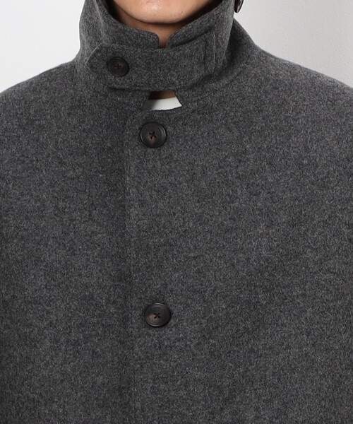 COMME　CA COMMUNE（コムサコミューン）の「ステンカラーコート（ステンカラーコート・メンズ・チャコール/ブラック/グレイッシュベージュ・SMALL/MEDIUM/LARGE/X-LARGE）」の14枚目の写真