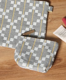 studio CLIP（スタディオクリップ）の「シェニールジャガード台形ポーチ（ポーチ）」