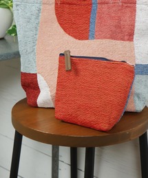 studio CLIP（スタディオクリップ）の「シェニールジャガード台形ポーチ（ポーチ）」