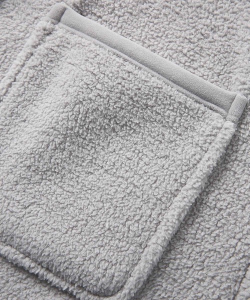 OSYAREVO（オシャレボ）の「ボア カーディガン ルームウェア セットアップ（ルームウェア/パジャマ・レディース・ベージュ/オフホワイト/グレー・MEDIUM/LARGE）」の11枚目の写真