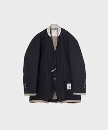 Maison MIHARA YASUHIRO | 【MIHARA YASUHIRO/ミハラヤスヒロ】WOOL JACKET/ウールジャケット(ノーカラージャケット)