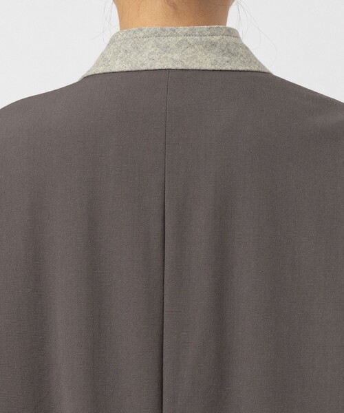Maison MIHARA YASUHIRO(メゾンミハラヤスヒロ)の「【MIHARA YASUHIRO/ミハラヤスヒロ】WOOL JACKET/ウールジャケット(ノーカラージャケット・レディース・ブラック/グレー・36/38)」の7枚目の写真