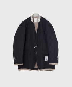 MIHARA YASUHIRO/ミハラヤスヒロ】別注 CHALK STRIPE JACKET/チョーク 