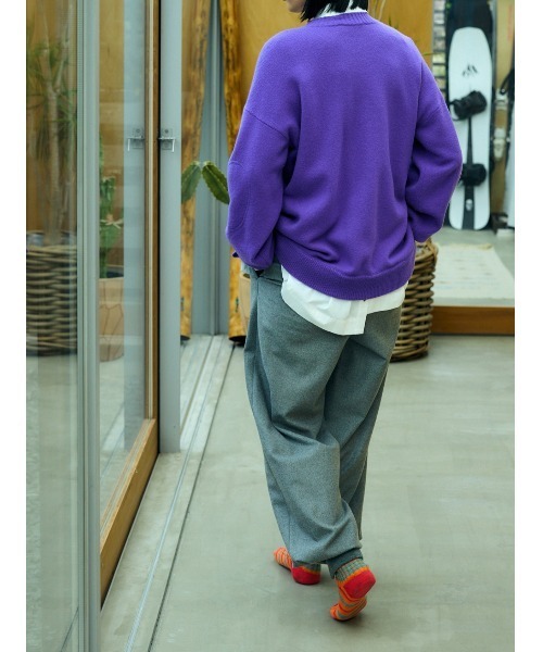 TRINITY BOXプルオーバー（ニット/セーター）｜nagonstans（ナゴ