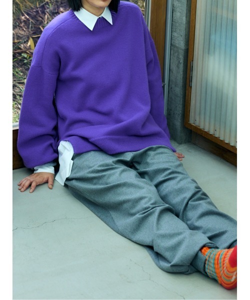 TRINITY BOXプルオーバー（ニット/セーター）｜nagonstans（ナゴ