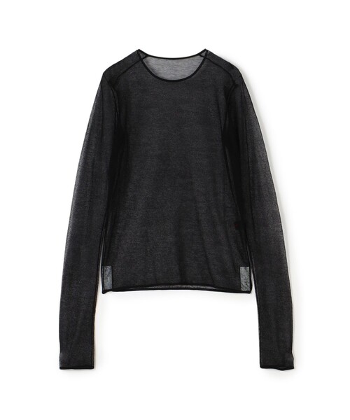 CABaN ウール リーフハンドクルーネックプルオーバー CABaN コットン