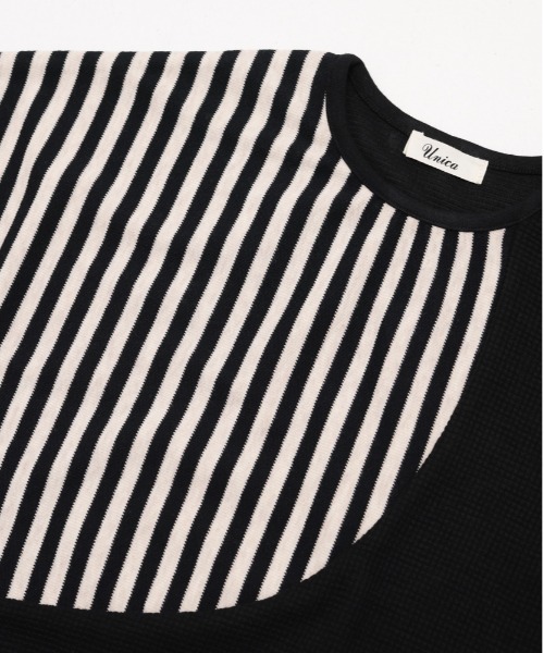 unica(ユニカ)の「ワッフルきりかえTシャツ(Tシャツ/カットソー・キッズ・ブラック/オフホワイト・M/L/XL/S)」の15枚目の写真