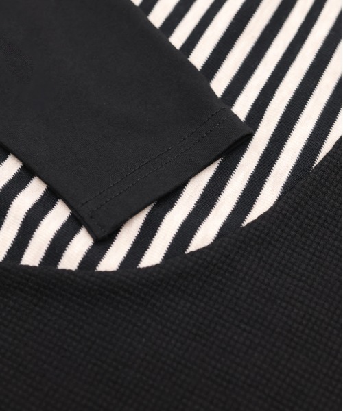 unica(ユニカ)の「ワッフルきりかえTシャツ(Tシャツ/カットソー・キッズ・ブラック/オフホワイト・M/L/XL/S)」の16枚目の写真
