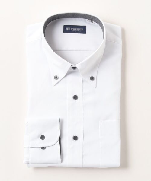 【透け防止】形態安定ノーアイロン ボタンダウン 長袖ビジネスワイシャツ（ビジネスシャツ）｜TOKYO SHIRTS（トウキョウシャツ）
