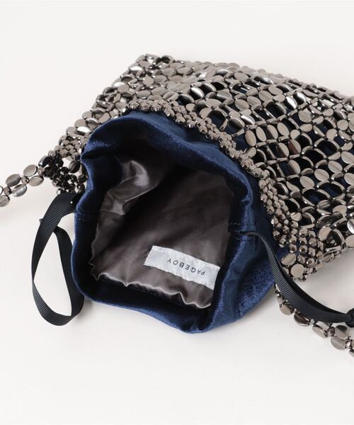 PAGEBOY（ページボーイ）の「メタルビーズBAG（ショルダーバッグ・レディース・ネイビー/ピンク・FREE）」の21枚目の写真