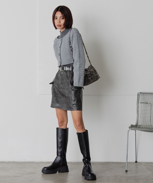 PAGEBOY（ページボーイ）の「メタルビーズBAG（ショルダーバッグ・レディース・ネイビー/ピンク・FREE）」の4枚目の写真