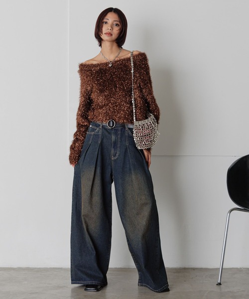 PAGEBOY（ページボーイ）の「メタルビーズBAG（ショルダーバッグ・レディース・ネイビー/ピンク・FREE）」の8枚目の写真