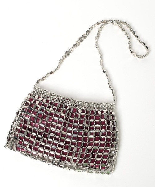 PAGEBOY（ページボーイ）の「メタルビーズBAG（ショルダーバッグ・レディース・ネイビー/ピンク・FREE）」の16枚目の写真