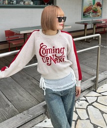 sedacle girl | サイドラインジャガードアソートニット(ニット/セーター)