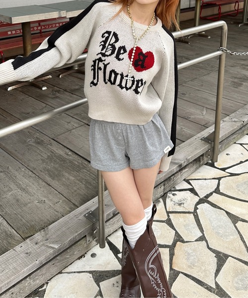 新品タグ付き★メゾンドドルチェ　クールサマーニット【white】 新品タグ付き☆メゾンドドルチェ クールサマーニット【white