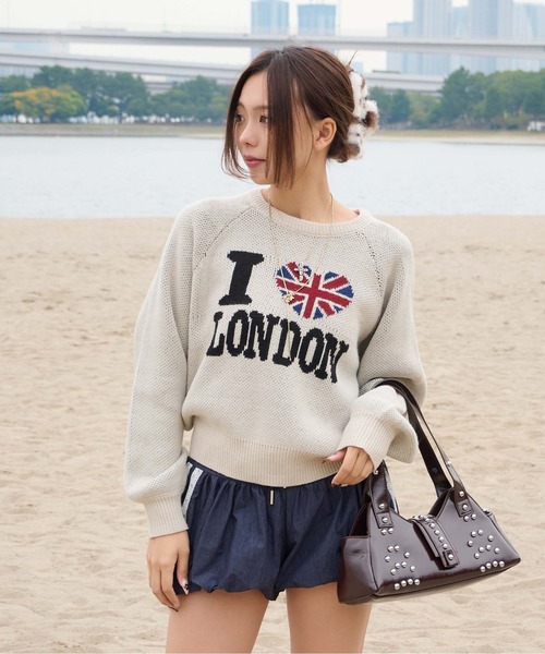 セール】サイドラインジャガードアソートニット（ニット/セーター