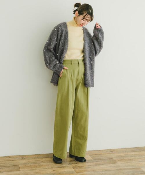 ITEMS URBANRESEARCH（アイテムズ アーバンリサーチ）の「シャギーパールカーディガン（カーディガン/ボレロ・レディース・グレー/ベージュ・FREE）」の12枚目の写真