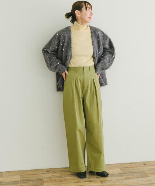 ITEMS URBANRESEARCH（アイテムズ アーバンリサーチ）の「シャギーパールカーディガン（カーディガン/ボレロ・レディース・グレー/ベージュ・FREE）」の13枚目の写真