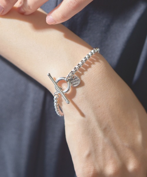 PHILIPPE AUDIBERT(フィリップ オーディベール)の「【PHILIPPE AUDIBERT】パールチェーンブレスレット Bracelet Argane perles de verre laiton BR5960(ブレスレット・レディース・シルバー・FREE)」の7枚目の写真