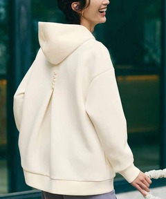 セール】【洗える】コットンエアーダンボール コクーン フーディー