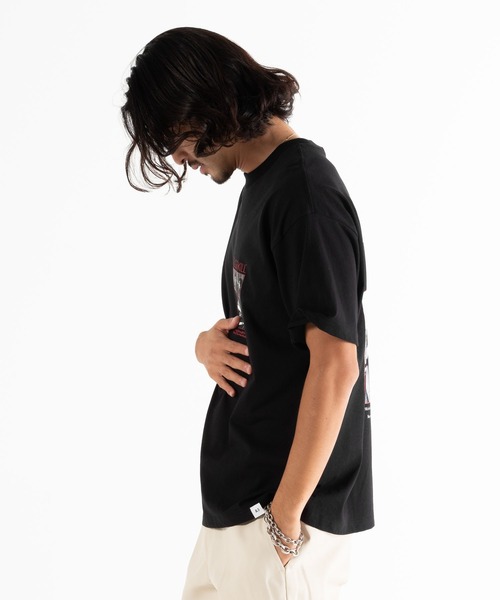あんさま　COS カットソー　Tシャツ 黒　& ベスト SAINT M×××××× - 【ラスト1点】【限定】SM-YS8-0000-C06 / BR_SS