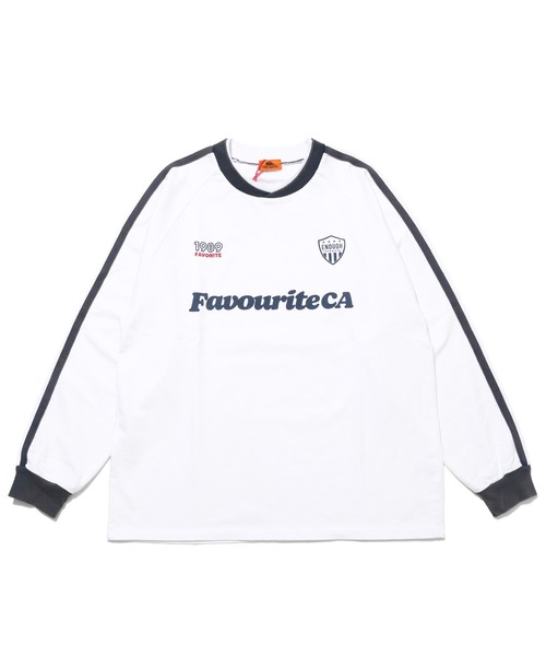 KRIFF MAYER（クリフメイヤー）の「袖ラインゲームシャツ（Tシャツ/カットソー・メンズ・オフホワイト/ネイビー/ブラック・X-LARGE/LARGE/MEDIUM）」の3枚目の写真