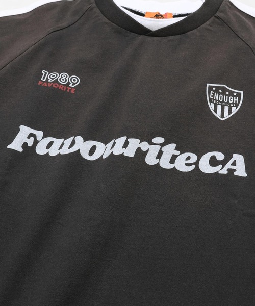 KRIFF MAYER（クリフメイヤー）の「袖ラインゲームシャツ（Tシャツ/カットソー・メンズ・オフホワイト/ネイビー/ブラック・X-LARGE/LARGE/MEDIUM）」の7枚目の写真