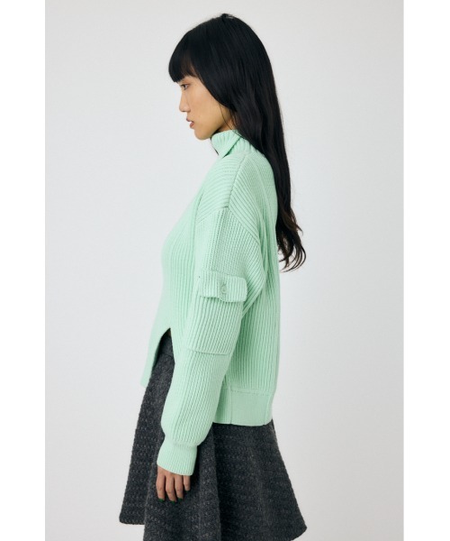 セール】SLIT HIGH NECK セーター（ニット/セーター）｜MOUSSY