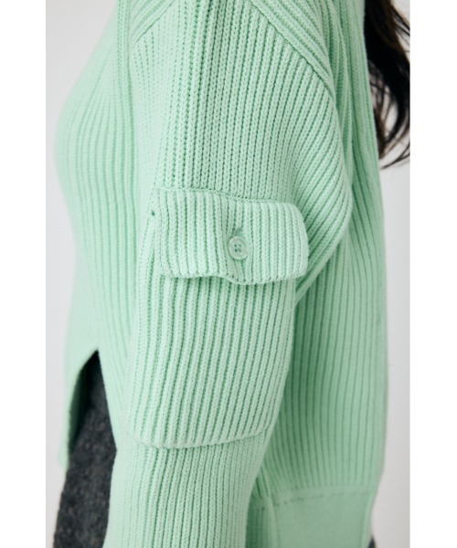 セール】SLIT HIGH NECK セーター（ニット/セーター）｜MOUSSY