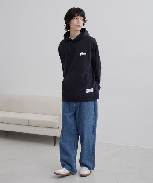 coen（コーエン）の「COSBY（コスビー）別注 ベアプリントパーカー（パーカー・メンズ・ネイビー/ナチュラル・M/L/XL）」の3枚目の写真