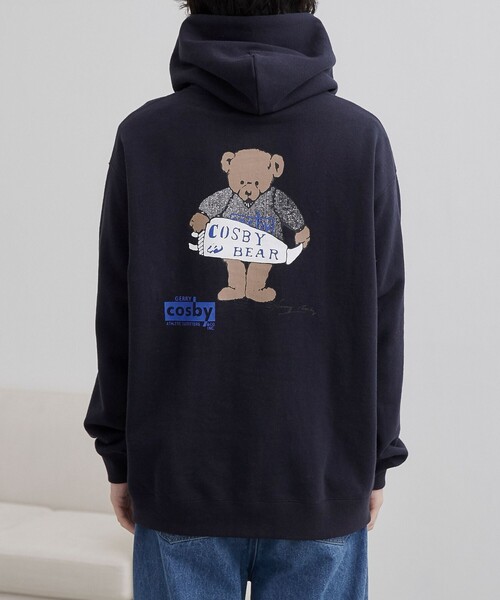 coen（コーエン）の「COSBY（コスビー）別注 ベアプリントパーカー（パーカー・メンズ・ネイビー/ナチュラル・M/L/XL）」の22枚目の写真