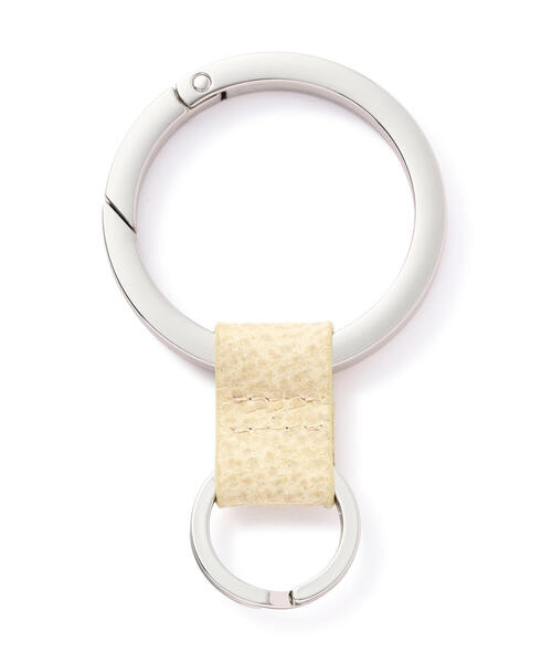 ITTI（イッチ）の「ITTI/イッチ/CRISTY RING RING / SHIRO/ITTI-GOODS-003-SHR-Oatmeal（キーホルダー・メンズ・ホワイト系2・F）」の3枚目の写真