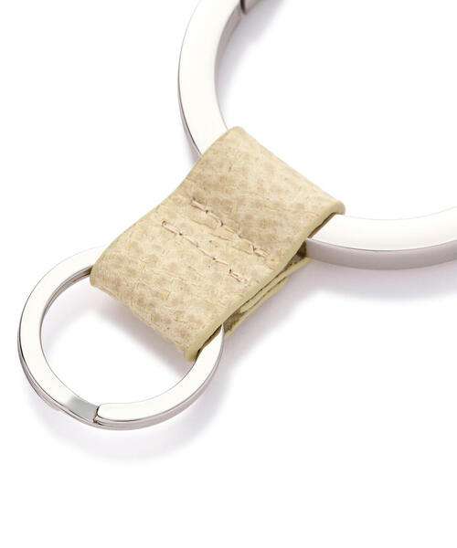 ITTI（イッチ）の「ITTI/イッチ/CRISTY RING RING / SHIRO/ITTI-GOODS-003-SHR-Oatmeal（キーホルダー・メンズ・ホワイト系2・F）」の5枚目の写真