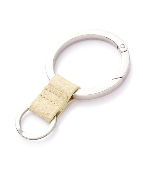 ITTI（イッチ）の「ITTI/イッチ/CRISTY RING RING / SHIRO/ITTI-GOODS-003-SHR-Oatmeal（キーホルダー・メンズ・ホワイト系2・F）」の2枚目の写真