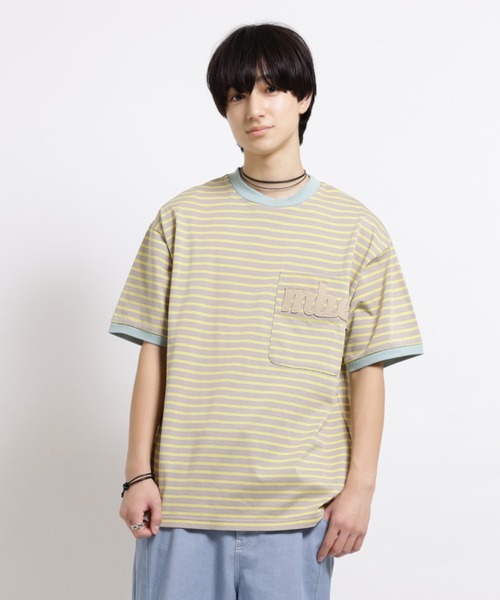 MILKBOY(ミルクボーイ)の「mbe ボーダー Tシャツ(Tシャツ/カットソー・レディース・A/B/C・FREE)」の3枚目の写真