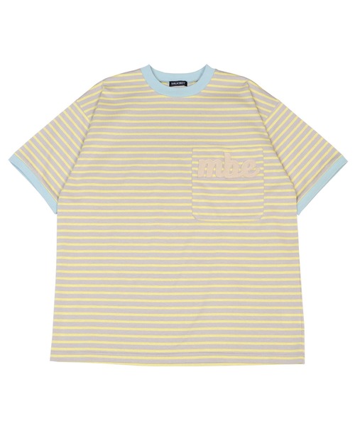 MILKBOY(ミルクボーイ)の「mbe ボーダー Tシャツ(Tシャツ/カットソー・レディース・A/B/C・FREE)」の4枚目の写真