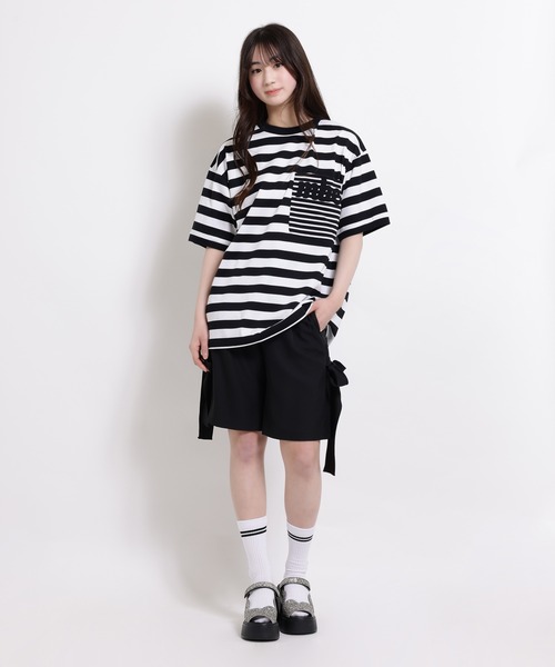 MILKBOY(ミルクボーイ)の「mbe ボーダー Tシャツ(Tシャツ/カットソー・レディース・A/B/C・FREE)」の17枚目の写真