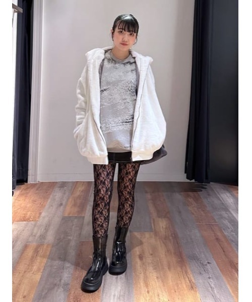 LAGUAGEM レーストレンカ LAGUA GEM | FLOR LACE トレンカ (レッグウェア ) |SHEL'TTER