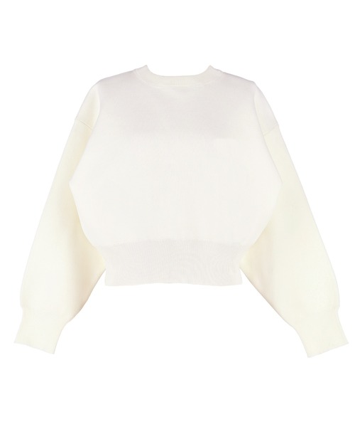 coca(coca)(コカ)の「スポンディッシュニットトップス(ニット/セーター・レディース・ライトグレー/アイボリー・L/M)」の14枚目の写真