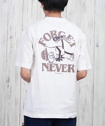 【ムラサキスポーツ限定】FORGET NEVER/フォーゲットネバー 半袖Tシャツ バックプリント 252OO1ST556FN
