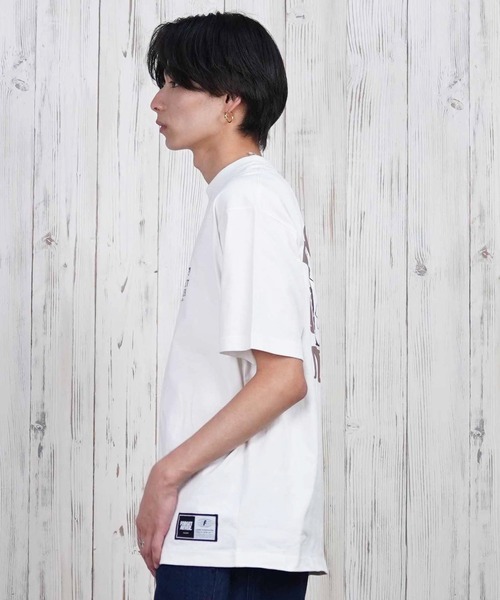 FORGET NEVER（フォーゲットネバー）の「【ムラサキスポーツ限定】FORGET NEVER/フォーゲットネバー 半袖Tシャツ バックプリント 252OO1ST556FN（Tシャツ/カットソー・メンズ・ホワイト/ブラック・XL/L/M）」の4枚目の写真