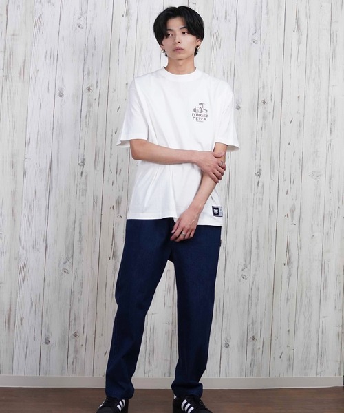 FORGET NEVER（フォーゲットネバー）の「【ムラサキスポーツ限定】FORGET NEVER/フォーゲットネバー 半袖Tシャツ バックプリント 252OO1ST556FN（Tシャツ/カットソー・メンズ・ホワイト/ブラック・XL/L/M）」の7枚目の写真