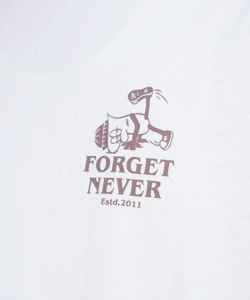 FORGET NEVER（フォーゲットネバー）の「【ムラサキスポーツ限定】FORGET NEVER/フォーゲットネバー 半袖Tシャツ バックプリント 252OO1ST556FN（Tシャツ/カットソー・メンズ・ホワイト/ブラック・XL/L/M）」の10枚目の写真