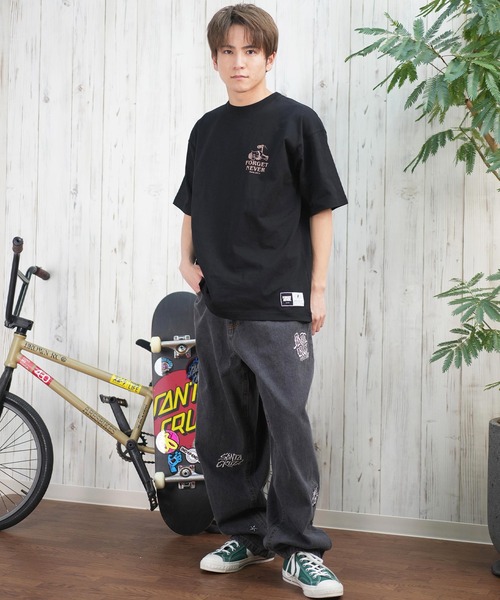 FORGET NEVER（フォーゲットネバー）の「【ムラサキスポーツ限定】FORGET NEVER/フォーゲットネバー 半袖Tシャツ バックプリント 252OO1ST556FN（Tシャツ/カットソー・メンズ・ホワイト/ブラック・XL/L/M）」の15枚目の写真