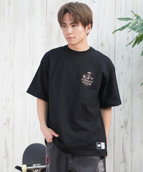 FORGET NEVER（フォーゲットネバー）の「【ムラサキスポーツ限定】FORGET NEVER/フォーゲットネバー 半袖Tシャツ バックプリント 252OO1ST556FN（Tシャツ/カットソー・メンズ・ホワイト/ブラック・XL/L/M）」の11枚目の写真