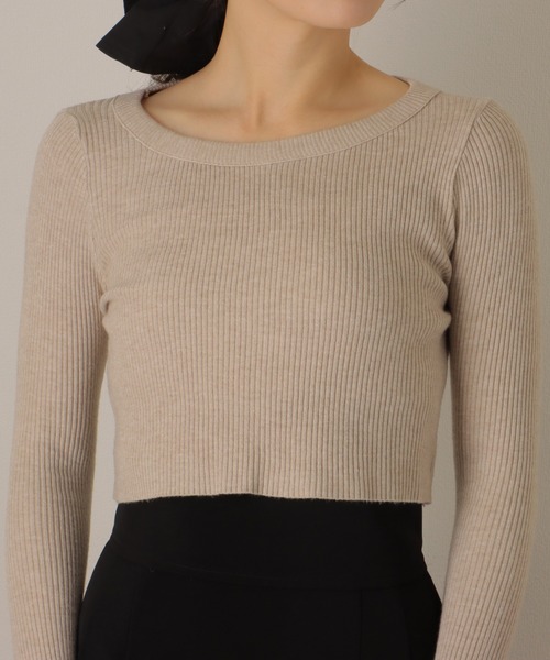 トップス CROPPED KNIT PULLOVER 38 楽天市場】【30％OFF セール SALE】【即納】【2025秋冬新作】Hella