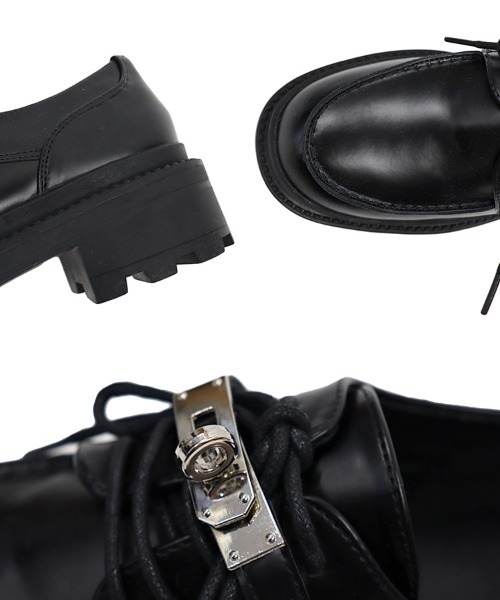 DONOBAN（ドノバン）の「レースアップローファー（ローファー・レディース・ブラック・37/35/39）」の12枚目の写真