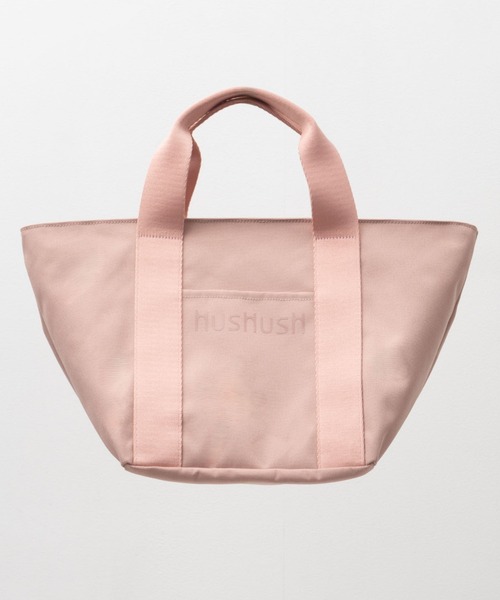 HusHusH（ハッシュアッシュ）の「HusHusH ロゴ入り トートバッグ（トートバッグ・レディース・パープル/グレー/ピンク・フリー）」の20枚目の写真