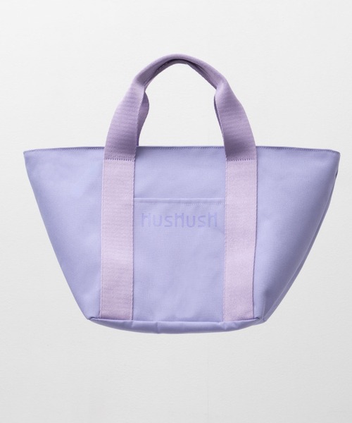HusHusH（ハッシュアッシュ）の「HusHusH ロゴ入り トートバッグ（トートバッグ・レディース・パープル/グレー/ピンク・フリー）」の19枚目の写真